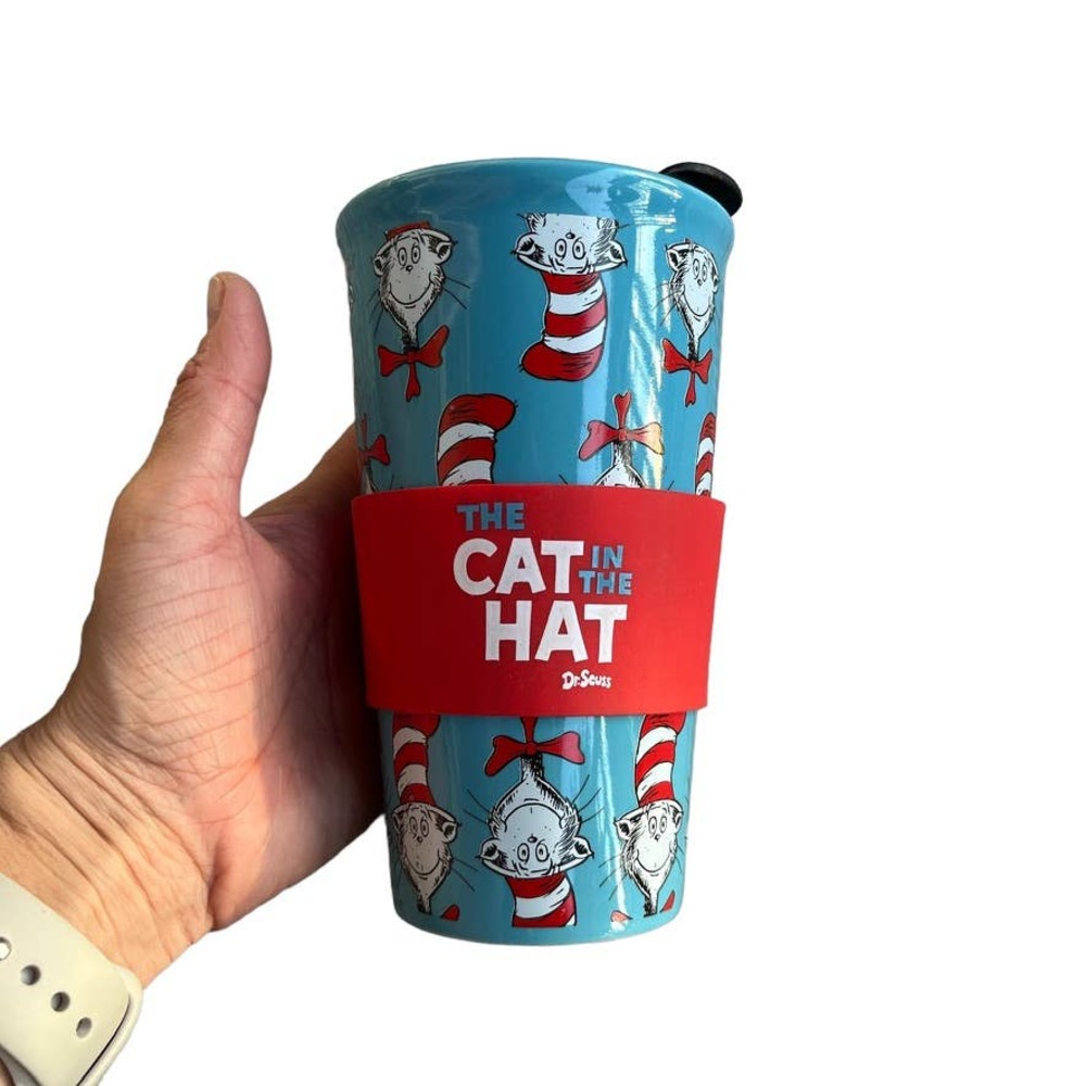 Cat in the hat Dr.Seuss tumbler mug brand new